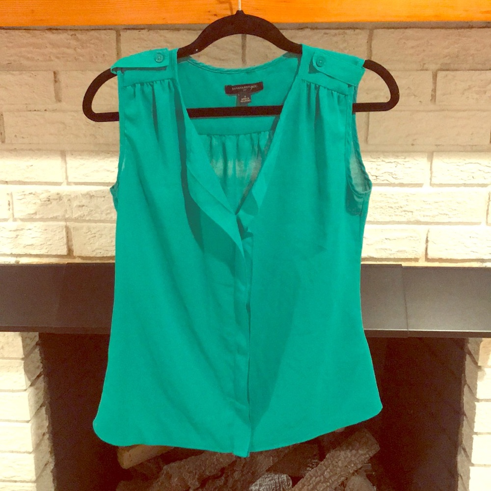 Banana Republic Green Small Blouse